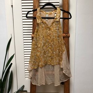 Free People floral button down